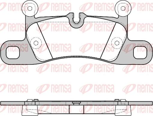 Remsa 1379.40 - Set placute frana,frana disc aaoparts.ro
