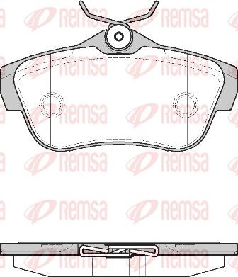 Remsa 1299.00 - Set placute frana,frana disc aaoparts.ro