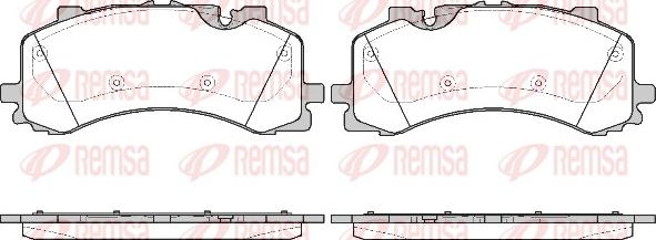 Remsa 1744.00 - Set placute frana,frana disc aaoparts.ro