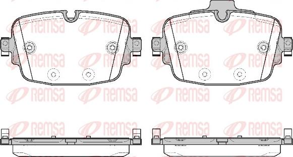 Remsa 1739.00 - Set placute frana,frana disc aaoparts.ro