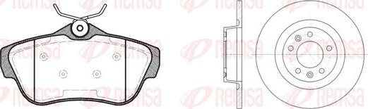 Remsa 81299.00 - Set frana, frana disc aaoparts.ro