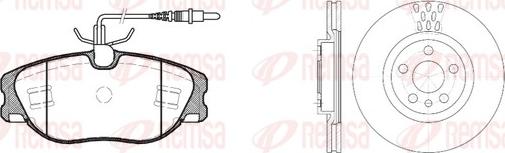 Remsa 8305.00 - Set frana, frana disc aaoparts.ro