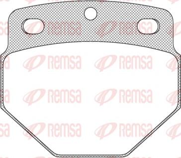 Remsa JCA 615.00 - Set placute frana,frana disc aaoparts.ro
