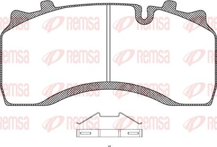 Remsa JCA 1032.00 - Set placute frana,frana disc aaoparts.ro