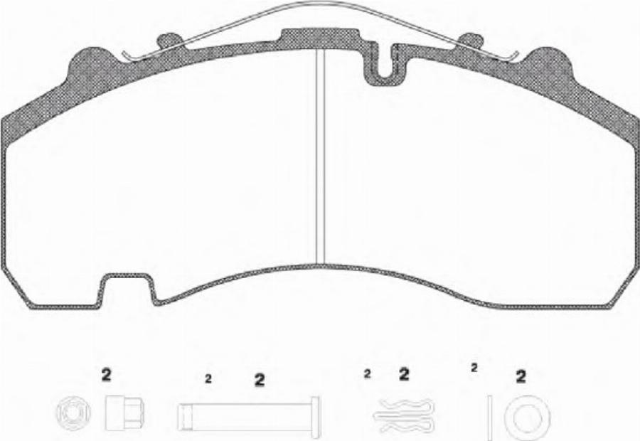 Remsa JCA 1076.80 - Set placute frana,frana disc aaoparts.ro