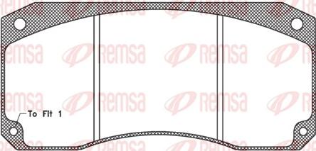 Remsa JCA 346.40 - Set placute frana,frana disc aaoparts.ro