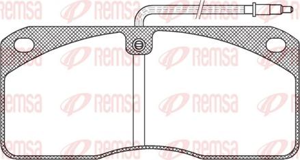 Remsa JCA 278.40 - Set placute frana,frana disc aaoparts.ro