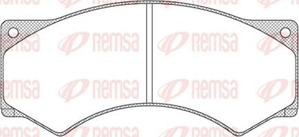 Remsa JCA 277.00 - Set placute frana,frana disc aaoparts.ro