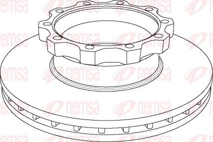 Remsa NCA1044.20 - Disc frana aaoparts.ro