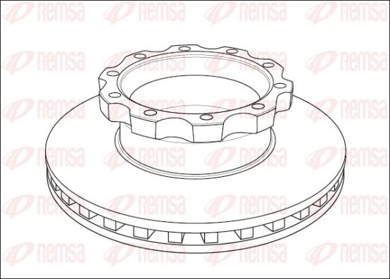 Remsa NCA1045.20 - Disc frana aaoparts.ro