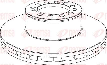 Remsa NCA1046.20 - Disc frana aaoparts.ro