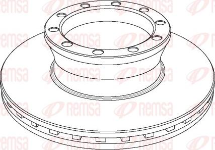 BENDIX 567401B - Disc frana aaoparts.ro