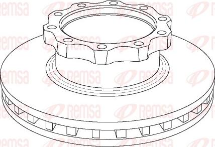 Remsa NCA1042.20 - Disc frana aaoparts.ro
