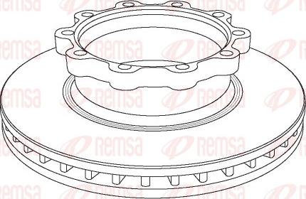 Remsa NCA1047.20 - Disc frana aaoparts.ro
