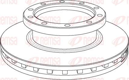 Remsa NCA1061.20 - Disc frana aaoparts.ro