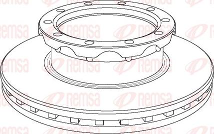 Remsa NCA1062.20 - Disc frana aaoparts.ro