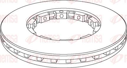 Remsa NCA1143.20 - Disc frana aaoparts.ro