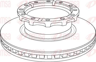 Remsa NCA1159.20 - Disc frana aaoparts.ro