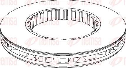 Truckfrenos TF.28.30.1002 - Disc frana aaoparts.ro