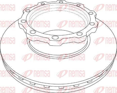 Remsa NCA1207.20 - Disc frana aaoparts.ro