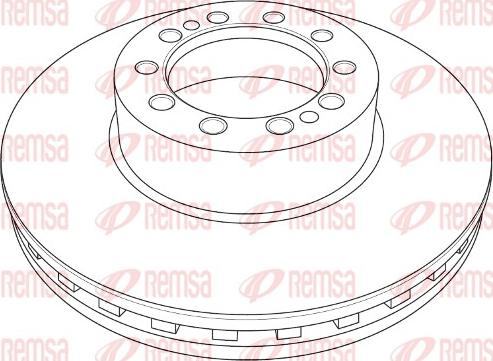 Remsa NCA1210.20 - Disc frana aaoparts.ro