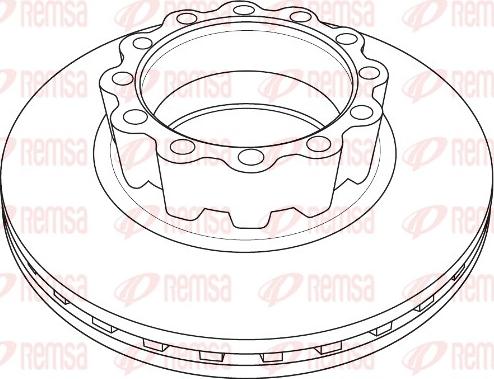 Remsa NCA1230.20 - Disc frana aaoparts.ro