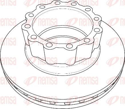 Remsa NCA1229.20 - Disc frana aaoparts.ro