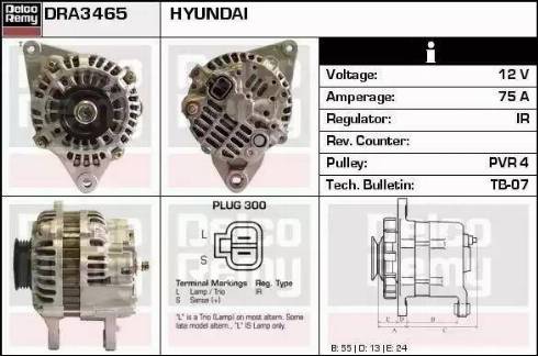 Remy DRA3465 - Generator / Alternator aaoparts.ro