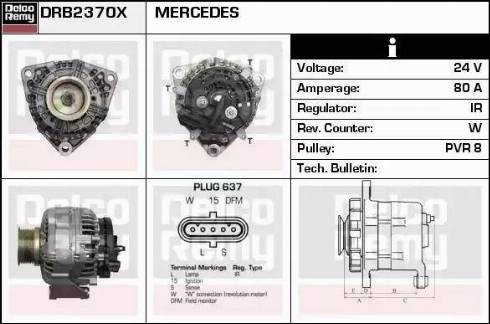 Remy DRB2370X - Generator / Alternator aaoparts.ro