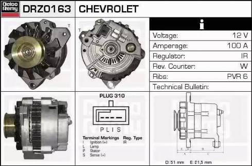 Remy DRZ0163 - Generator / Alternator aaoparts.ro