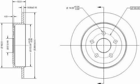 Remy RAD1587C - Disc frana aaoparts.ro