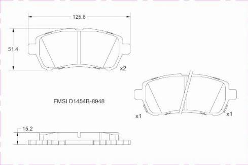 Remy RAP1578 - Set placute frana,frana disc aaoparts.ro
