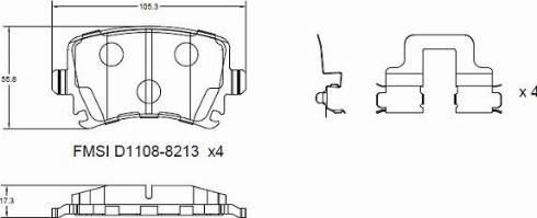 Remy RAP1001 - Set placute frana,frana disc aaoparts.ro