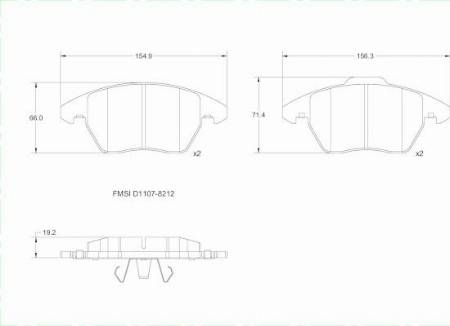 Remy RAP1397 - Set placute frana,frana disc aaoparts.ro