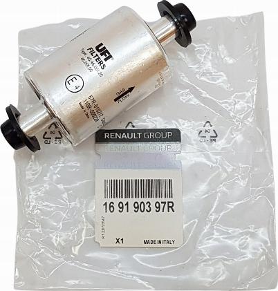 RENAULT 169190397R - Filtru combustibil aaoparts.ro