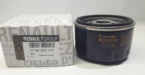 RENAULT 77 00 274 177 - Filtru ulei aaoparts.ro