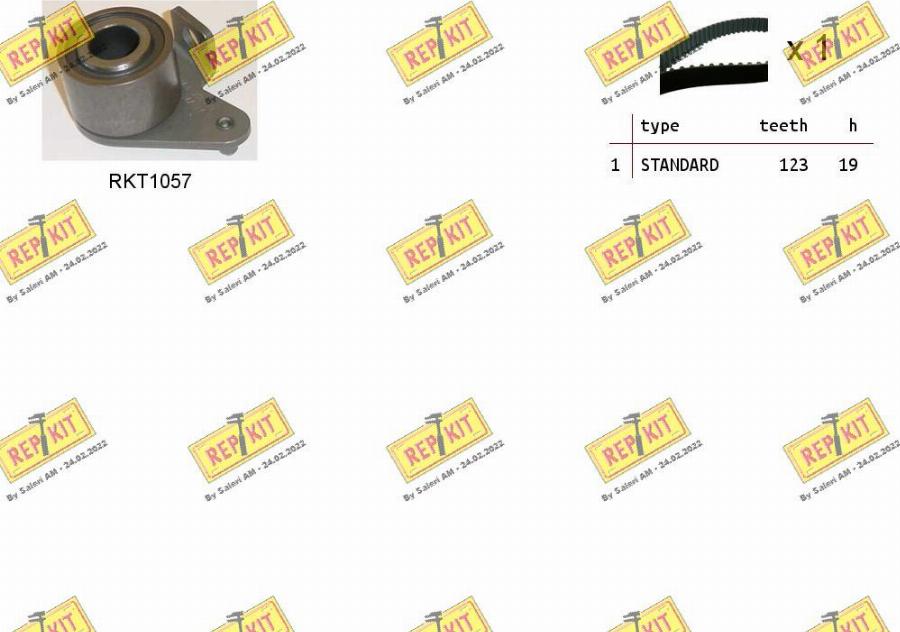 REPKIT RKTK0959 - Set curea de distributie aaoparts.ro