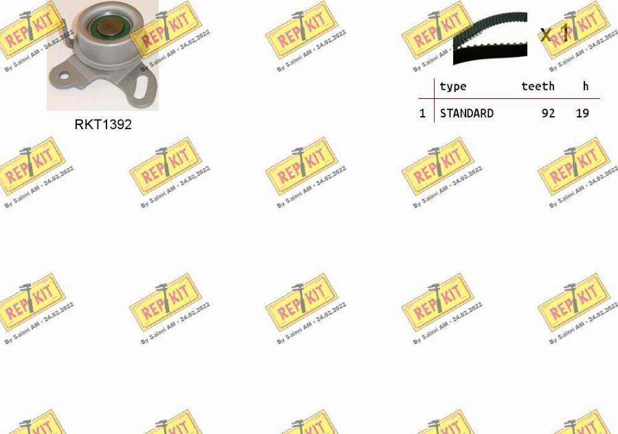 REPKIT RKTK0964 - Set curea de distributie aaoparts.ro