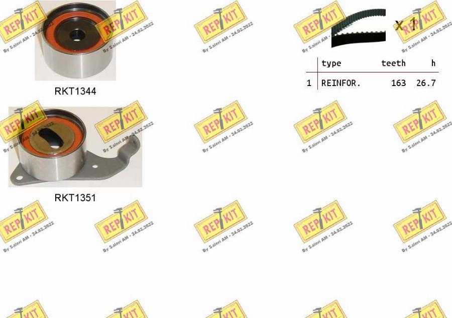 REPKIT RKTK0988 - Set curea de distributie aaoparts.ro