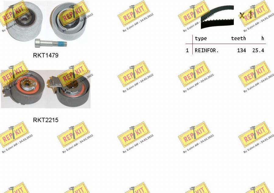 REPKIT RKTK0923 - Set curea de distributie aaoparts.ro