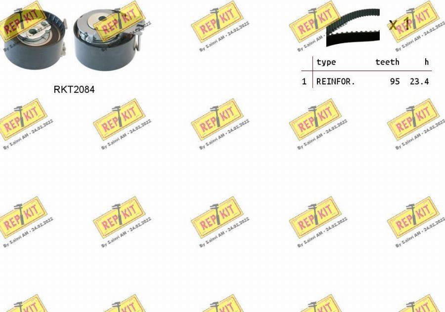 REPKIT RKTK0922 - Set curea de distributie aaoparts.ro
