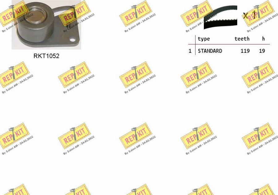 REPKIT RKTK0974 - Set curea de distributie aaoparts.ro