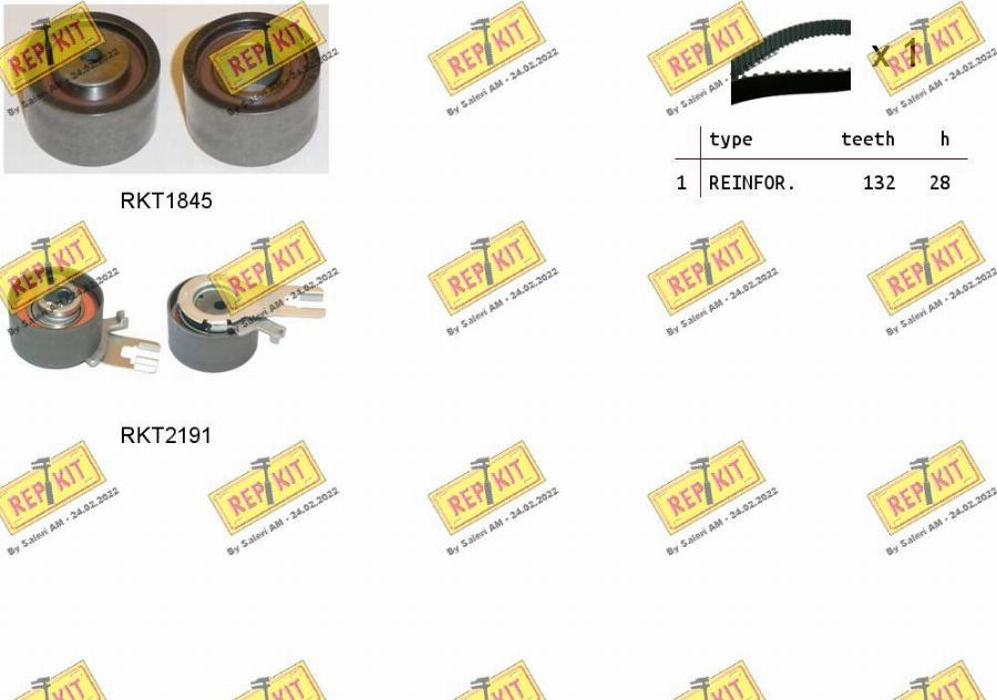 REPKIT RKTK1116 - Set curea de distributie aaoparts.ro