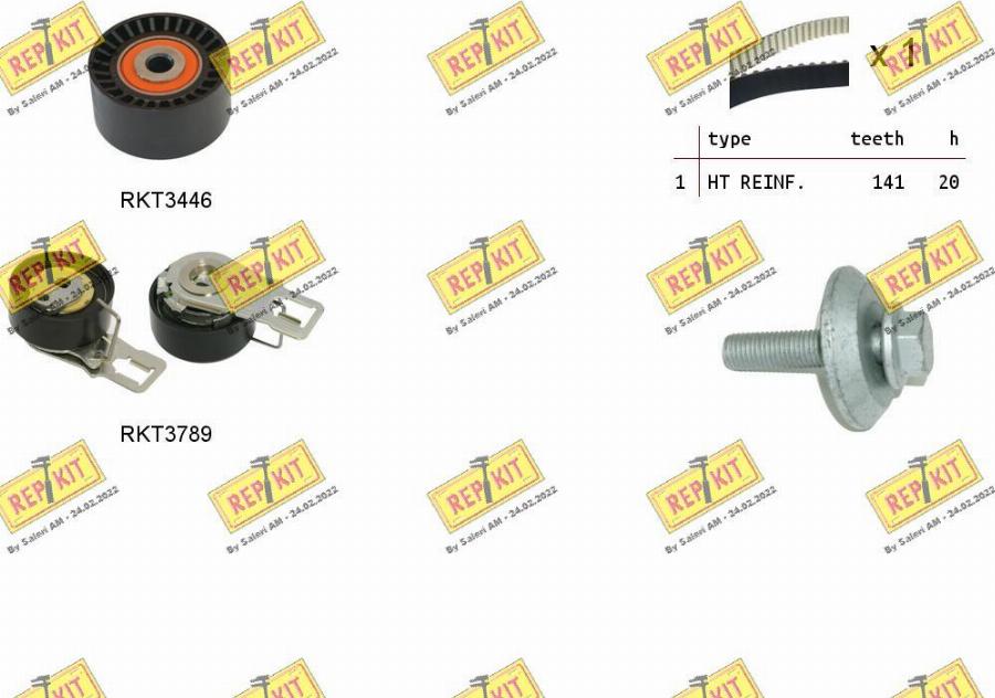 REPKIT RKTK1185 - Set curea de distributie aaoparts.ro
