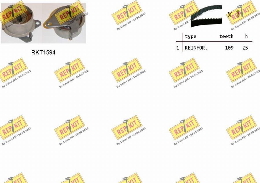 REPKIT RKTK1247 - Set curea de distributie aaoparts.ro
