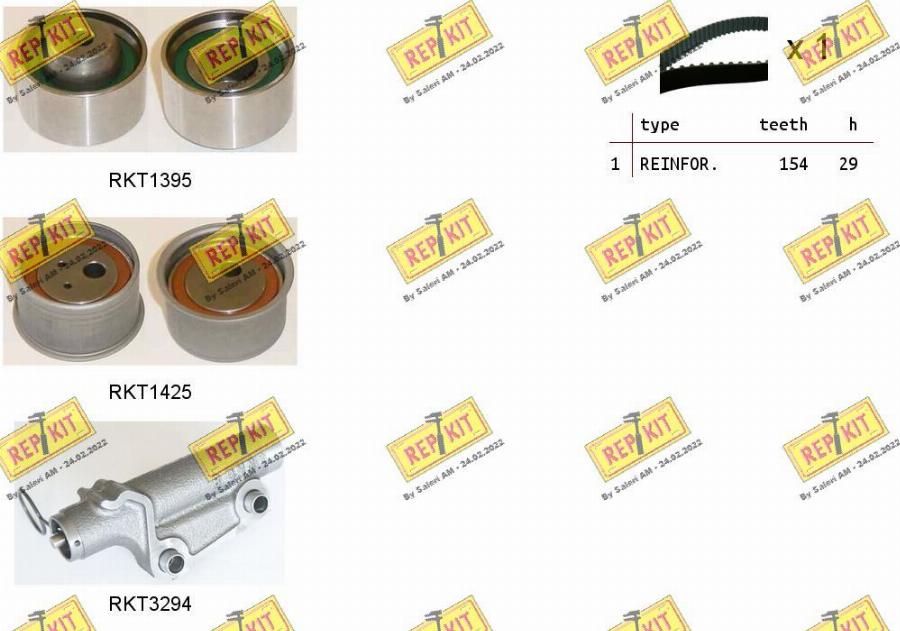 REPKIT RKTK1253 - Set curea de distributie aaoparts.ro