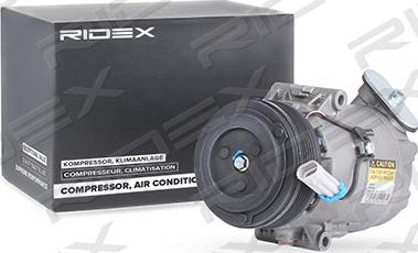 RIDEX 447K0043 - Compresor, climatizare aaoparts.ro