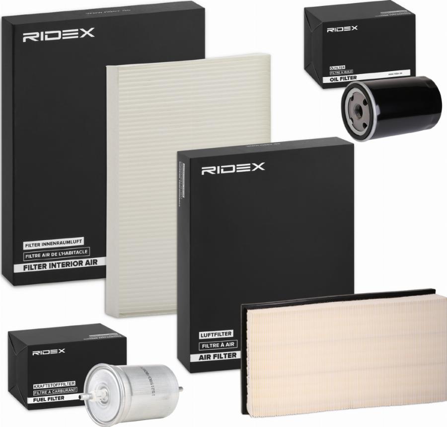 RIDEX 4055F12300 - Set filtre aaoparts.ro