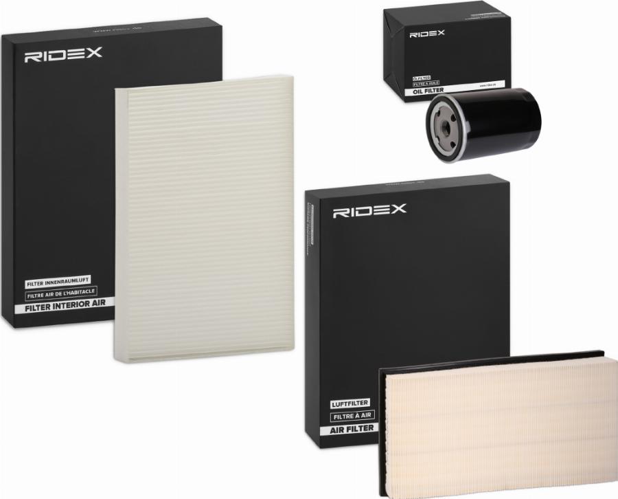 RIDEX 4055F3911 - Set filtre aaoparts.ro