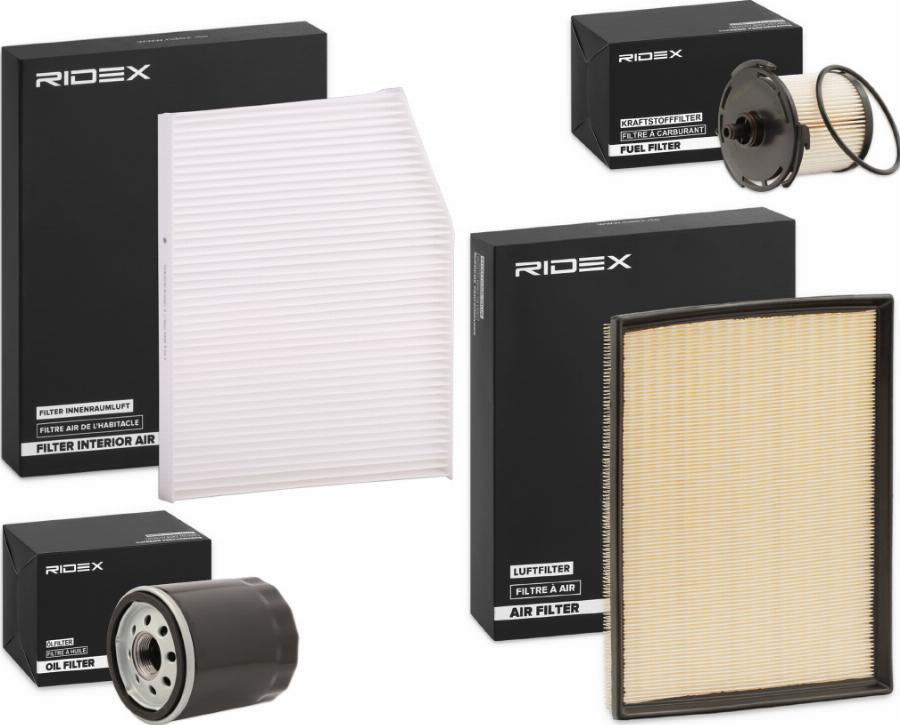 RIDEX 4055F29415 - Set filtre aaoparts.ro